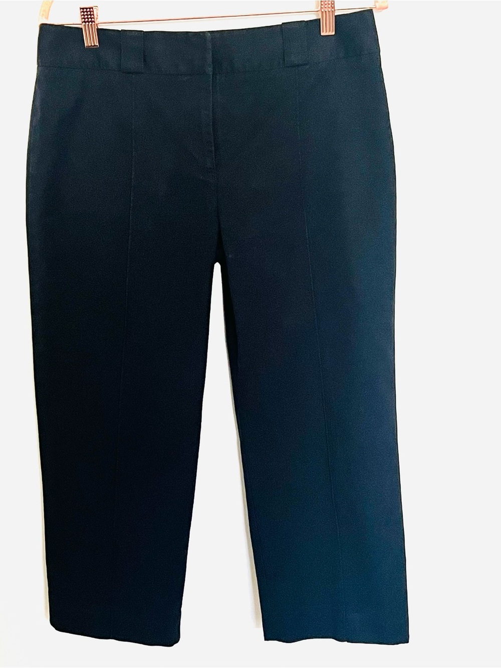 Ann Taylor Women’s Margo Classic Wide Leg Black Capris Size 8